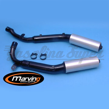 Panela de escape Marving para Honda XLV 750 R (par)