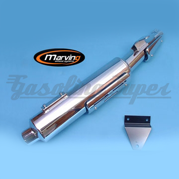 Panela de escape Marving para Honda XRV 750 Africa Twin 1993 a 95
