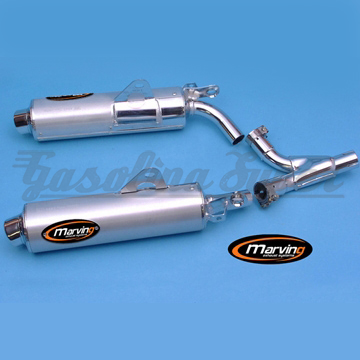 Panela de escape Marving para Suzuki DR 650 RS / RSE 1990>