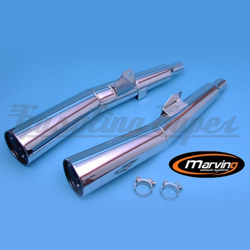 Panela de escape Marving para Yamaha XJ 400 1980> (par)