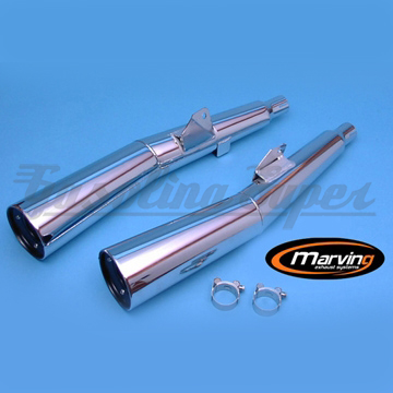 Panela de escape Marving para Yamaha XJ 550 (par)