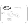 Sistema de escape Sport 4/1 Marving para Honda CBX 550 F