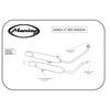 Sistema de escape Custom Marving para Honda VT 600 Shadow (par)