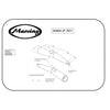 Panela de escape Marving para Honda VF 750 F/FII (par)