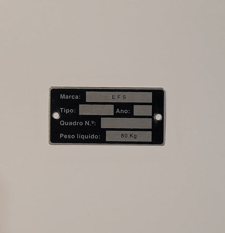 Chapa de quadro EFS