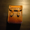 Bolsa de bateria em pele