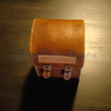 Bolsa de bateria em pele