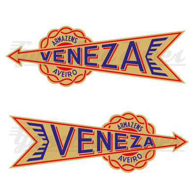 Autocolante de emblemas de guarda-lamas Veneza (par)