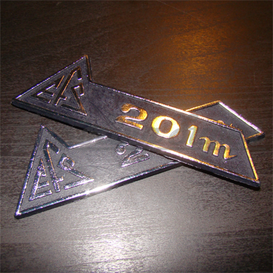 Conjunto de emblemas de mala de ferramenta EFS 201m