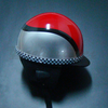 Capacete tradicional (penico) personalizado cor vermelho