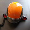 Capacete tradicional (penico) personalizado cor de laranja