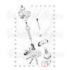 Veio da boia para carburador Bing 1/19 e 1/20
