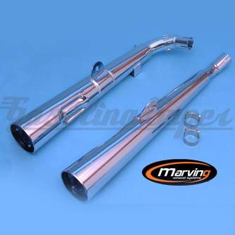 Panela de escape Marving para Honda VT 500 E (par)