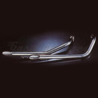 Sistema de escape Drag pipes curtos Marving para Yamaha XVS 650 Drag Star (conj.)