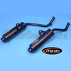 Panela de escape Marving para Honda NX 650 Dominator 95 (par)
