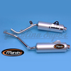 Panela de escape Marving para Honda NX 650 Dominator <95 (par)