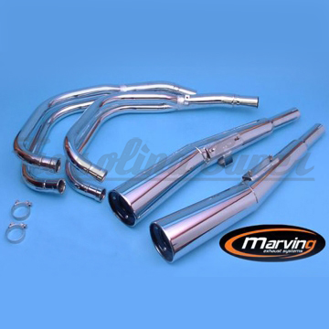 Sistema de escape Sport 4/2 Marving para Honda CB 900 F Bol D'Or 1979>