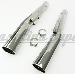 Panela de escape Marving para sistema 6/2 de Honda CBX 1000 (par)