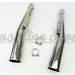 Panela de escape Marving para sistema 6/2 de Honda CBX 1000 Pro Link (par)
