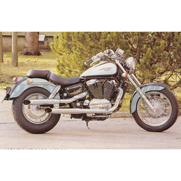 Panela de escape Marving para Honda VT 1100 Shadow Ace 1997>(par)