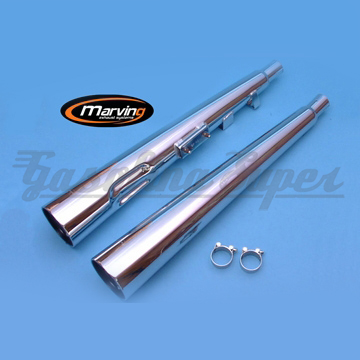 Panela de escape Marving para Suzuki GSX 250 (par)