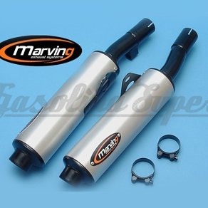 Panela de escape Marving para Suzuki GSX 750 F 1990 (par)