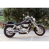 Panela de escape Marving para Suzuki VZ 800 Marauder 1997/98 (par)