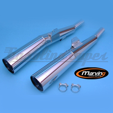 Panela de escape Marving para Yamaha XS 400 1982> (par)