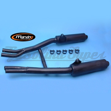 Panela de escape Marving para Yamaha FZ 750 1985/1986 (par)